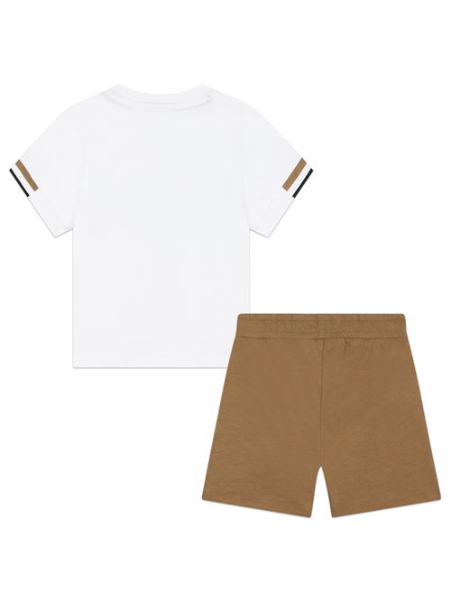 Completo t-shirt con bermuda HUGO BOSS | J50624BEIGE